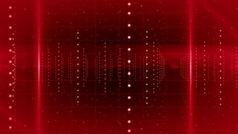 Cute lines background_LOOP_red Stock Footage 88397346