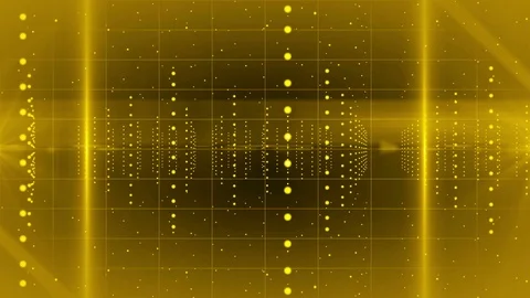 Cute lines background_LOOP_yellow Video stock 88397208