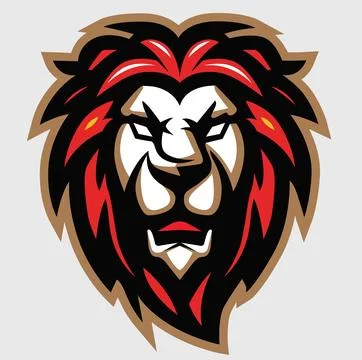 Cute Lion Logo, Predator logo, zoo Vector, Wild Animal vector, Leo イラスト素材