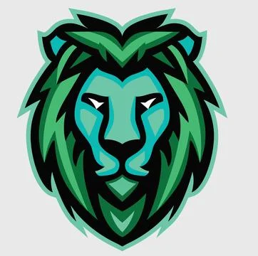 Cute Lion Logo, Predator logo, zoo Vector, Wild Animal vector, Leo Stock Illustration
