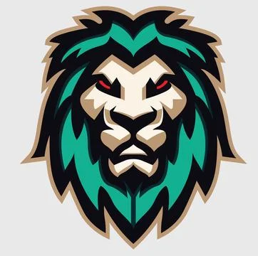 Cute Lion Logo, Predator logo, zoo Vector, Wild Animal vector, Leo イラスト素材