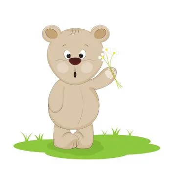 Cute little Bear  Stock Illustration