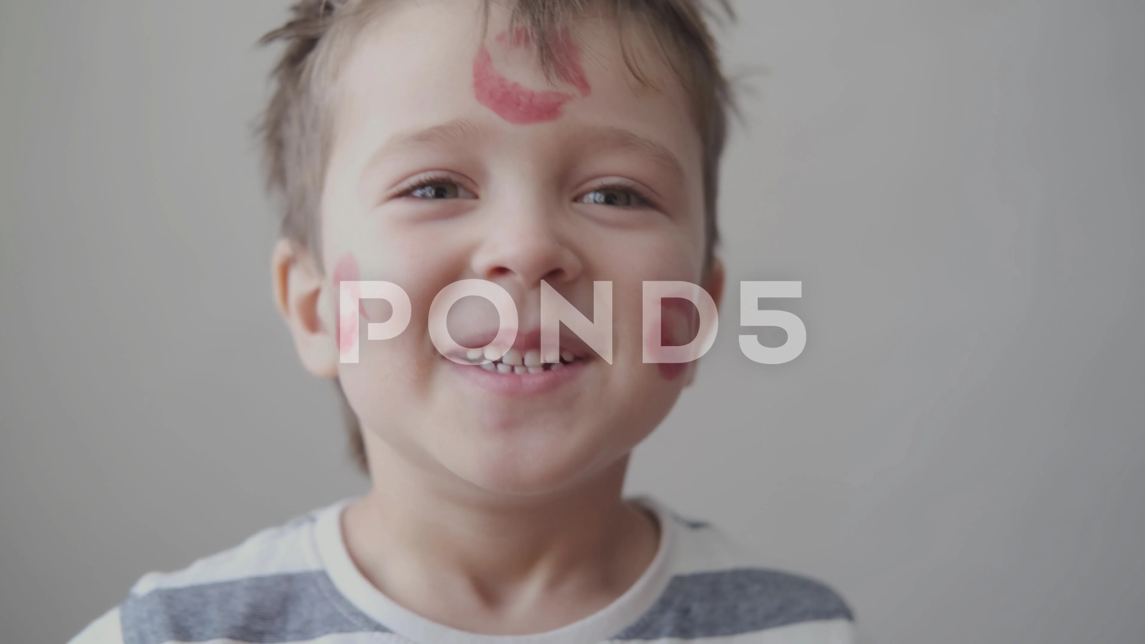 Lipstick Kisses On Face