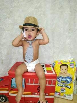Cute little boy Stock Photos