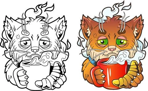 Cute little cat Stock Illustration