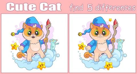 Cute little cat Stock Illustration