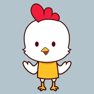 Cute little chick Stock Illustration