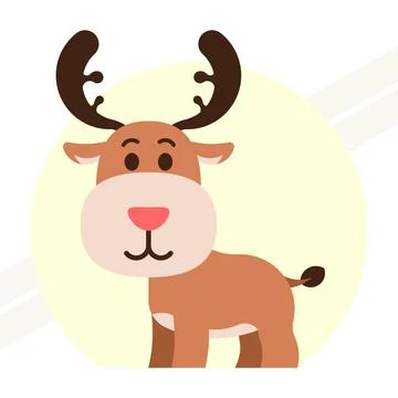 Cute-little-deer Illustrazione stock
