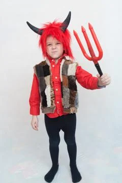 Cute little devil Stock Photos
