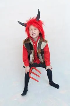 Cute little devil Stock Photos