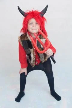 Cute little devil Stock Photos