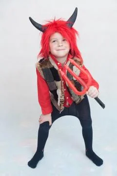 Cute little devil Stock Photos