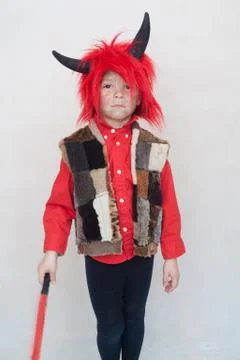 Cute little devil Stock Photos