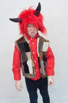 Cute little devil Stock Photos