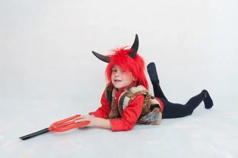 Cute little devil Stock Photos