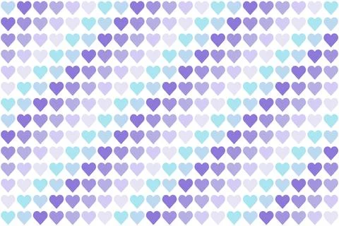 Cute Little Hearts Pattern for Valentines Day, Nursery Decor, Wrapping Pape.. イラスト素材