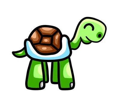 Cute Little Turtle Stock Illustration