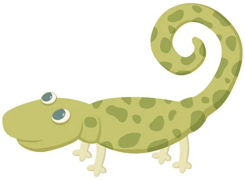 Cute lizard Stock Illustration
