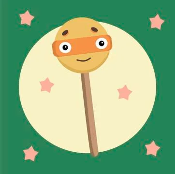 Cute lollypop Stock Illustration