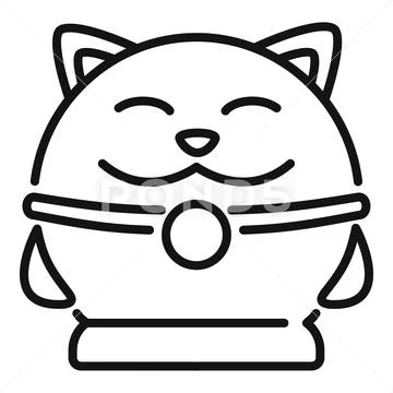 Cat icon  Black cat artwork, Cat icon, Cute sketches