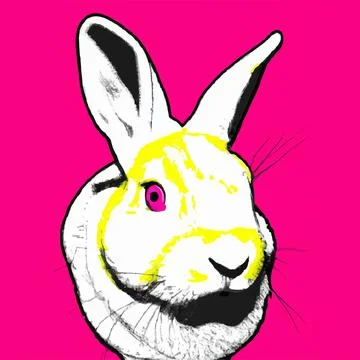 Cute macot rabbit Stock Illustration