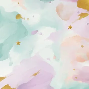 Cute Magical Abstract Background Stock Illustration