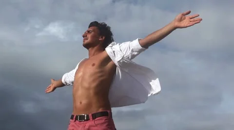 Cute man Stock Footage 21999367