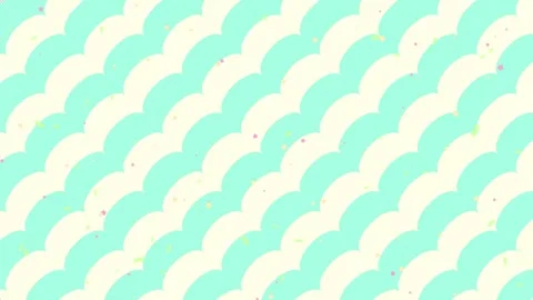 Cute Mint Chocolate Sprinkle Transitions Set of 4 Transparent Background Stock Footage 346661564