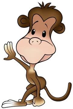 Cute Monkey Stock Illustration