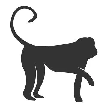 Cute monkey vector illustration Stock Illustration