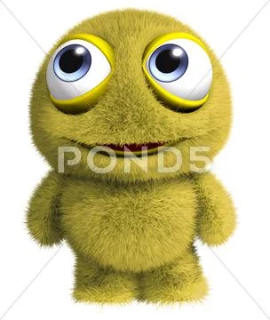 Cute monster Stock Illustration