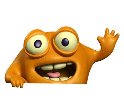 Cute monster Stock-Illustration