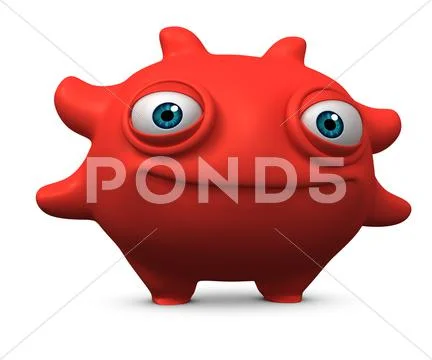 Cute monster Stock Illustration