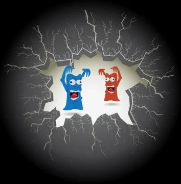 Cute monster Illustrazione stock