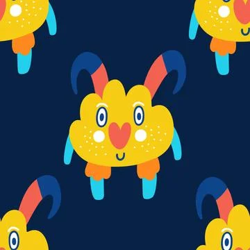 Cute Monster Stock Illustration