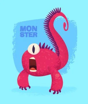Cute monster set for halloween Stock Illustration