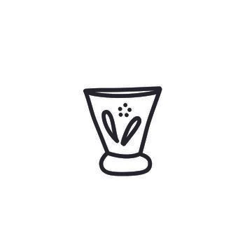 Cute a mugg Stock Illustration