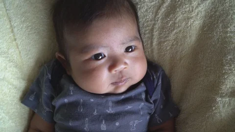 Cute new born Stock Footage 91565899