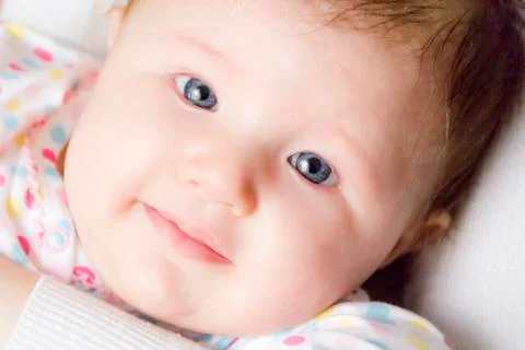 Cute newborn Stock Photos