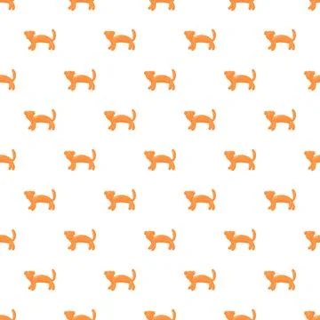 Cute orange cat pattern creating fun background design 스톡 일러스트