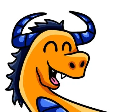 Cute Orange Dragon Stock Illustration