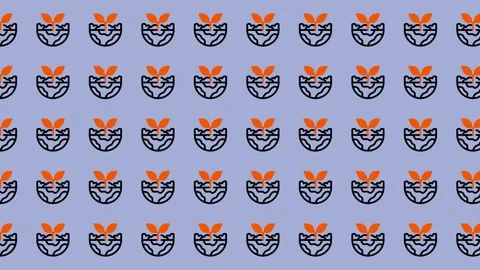 Cute Owl Pattern Background. Stock Footage 325383729