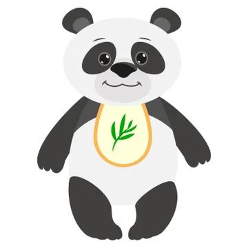 Cute Panda bear illustrations Stock Illustration