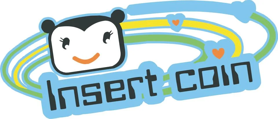 Cute Panda Face Insert Coin Graphic Design Ilustração Stock