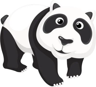 Cute panda Stock Illustration