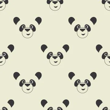 Cute panda Stock Illustration