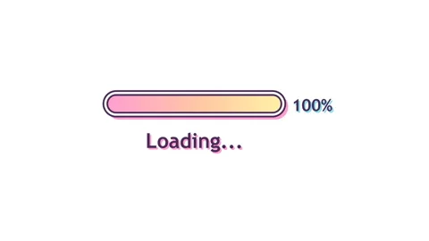 Cute pastel loading bar progress animation with percentage Stock Footage 347673035