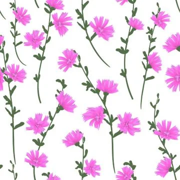 Cute pattern in small flower Stock Illustration