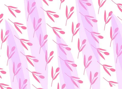 Cute pattern in small flower. Pink background. Floral background. Elegant Stock Illustration