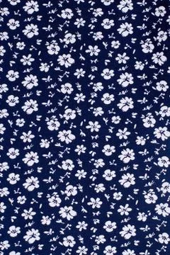 Cute pattern in small white flower. Stock Photos